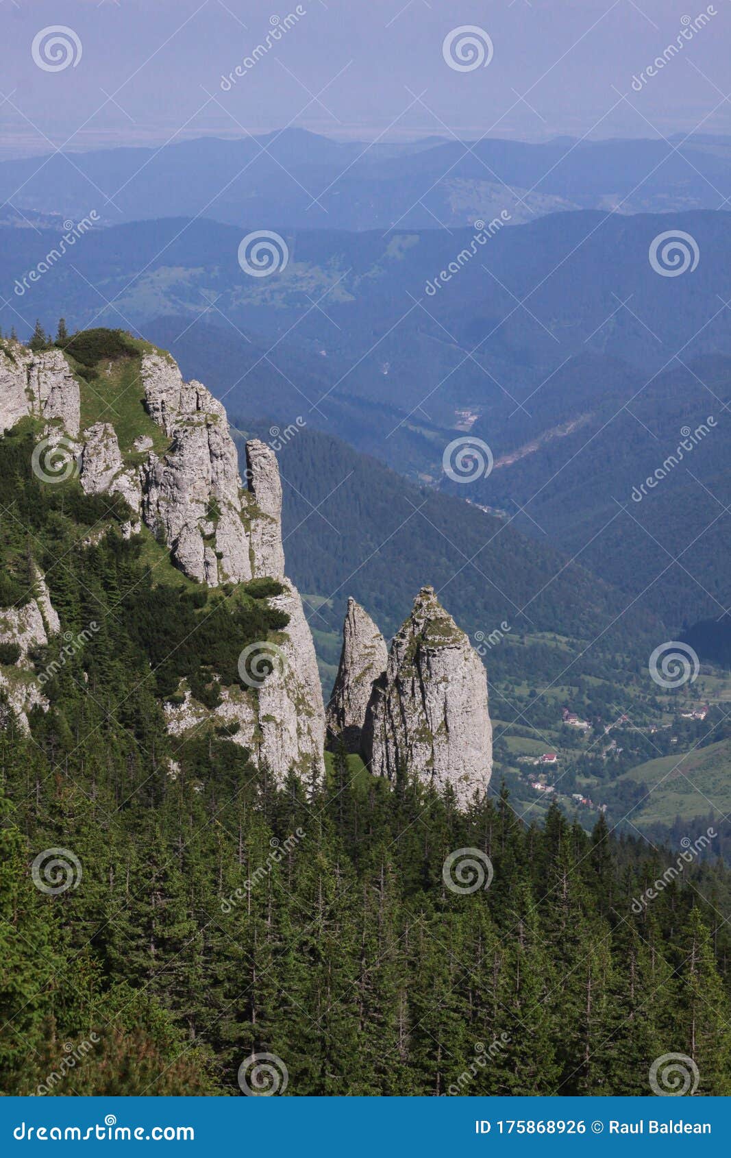 Ceahlau Massif Mountain Cliffs In Romania Stock Photo Image Of