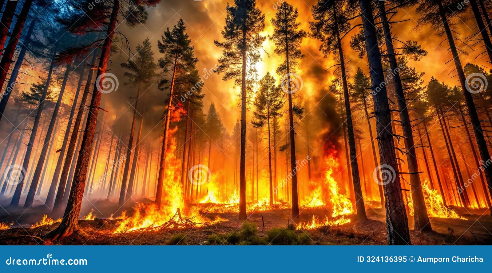 cease the flames that ravage our forests ai generative