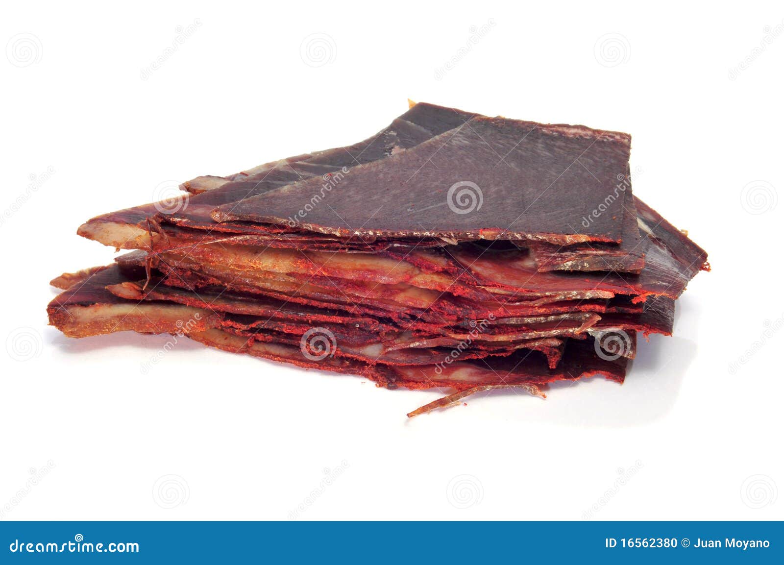 Cecina stock photo. Image of iberian, isolated, sausage - 16562380