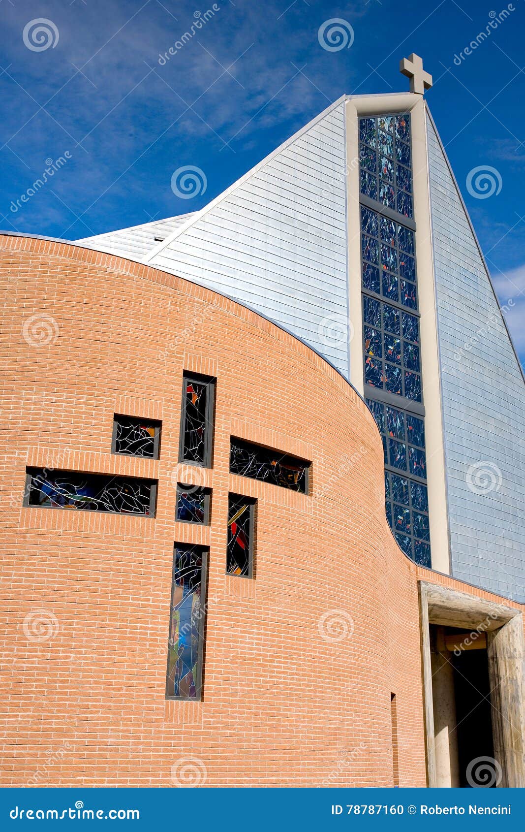 cecina, livorno, tuscany - chiesa santa famiglia