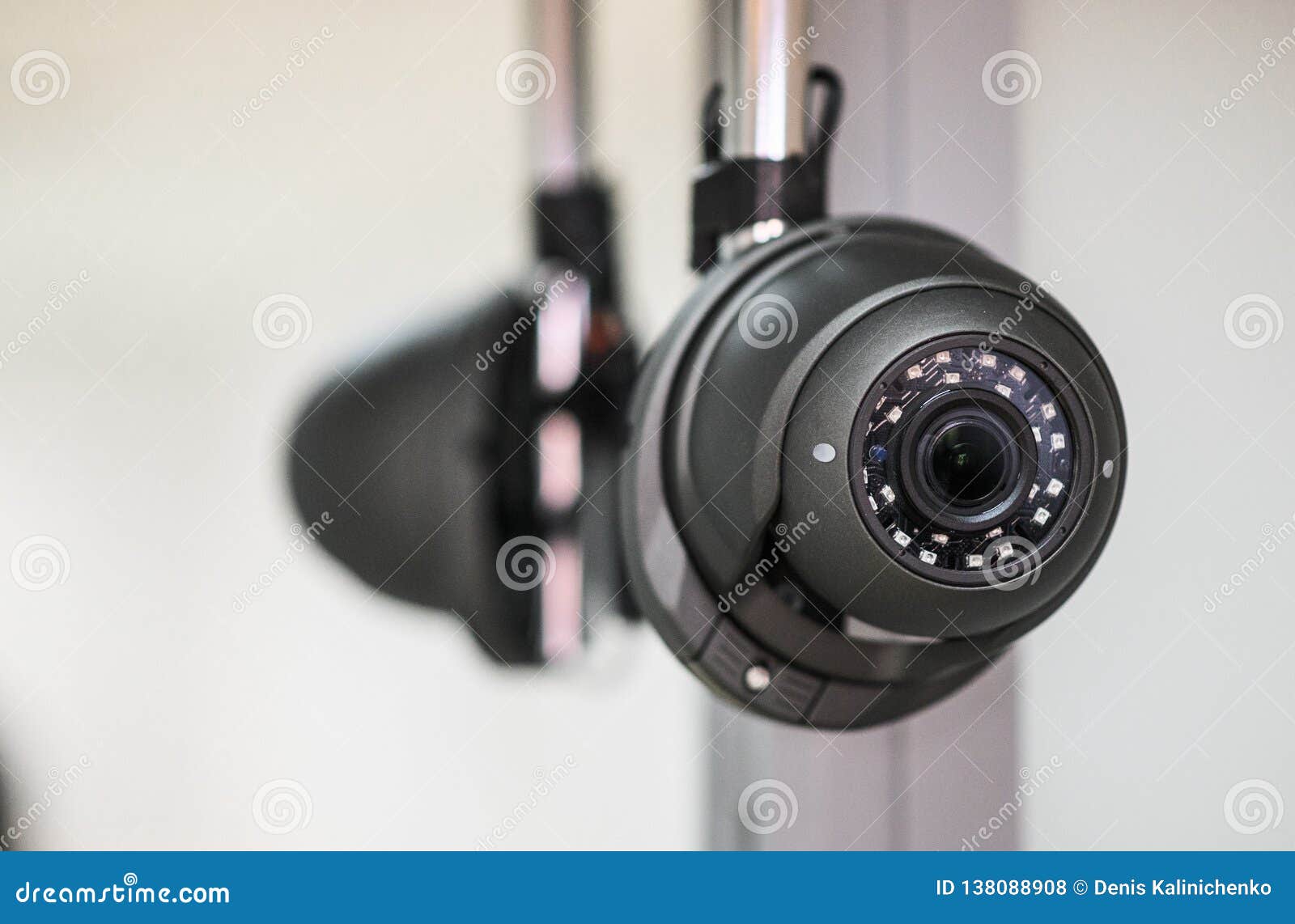 Ceiling Camera, Security Camera Stock Photo Image of property, hidden