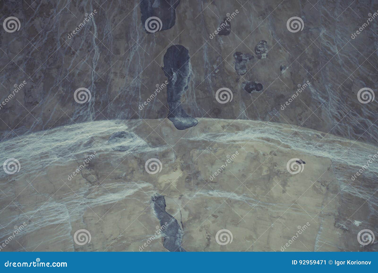 Ceiling With Cracked Plaster Stock Image Image Of Surface