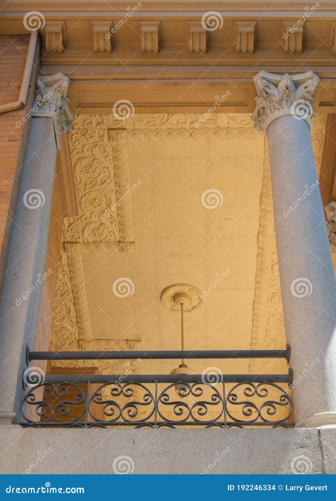 ceiling details, placer county, california courthouse