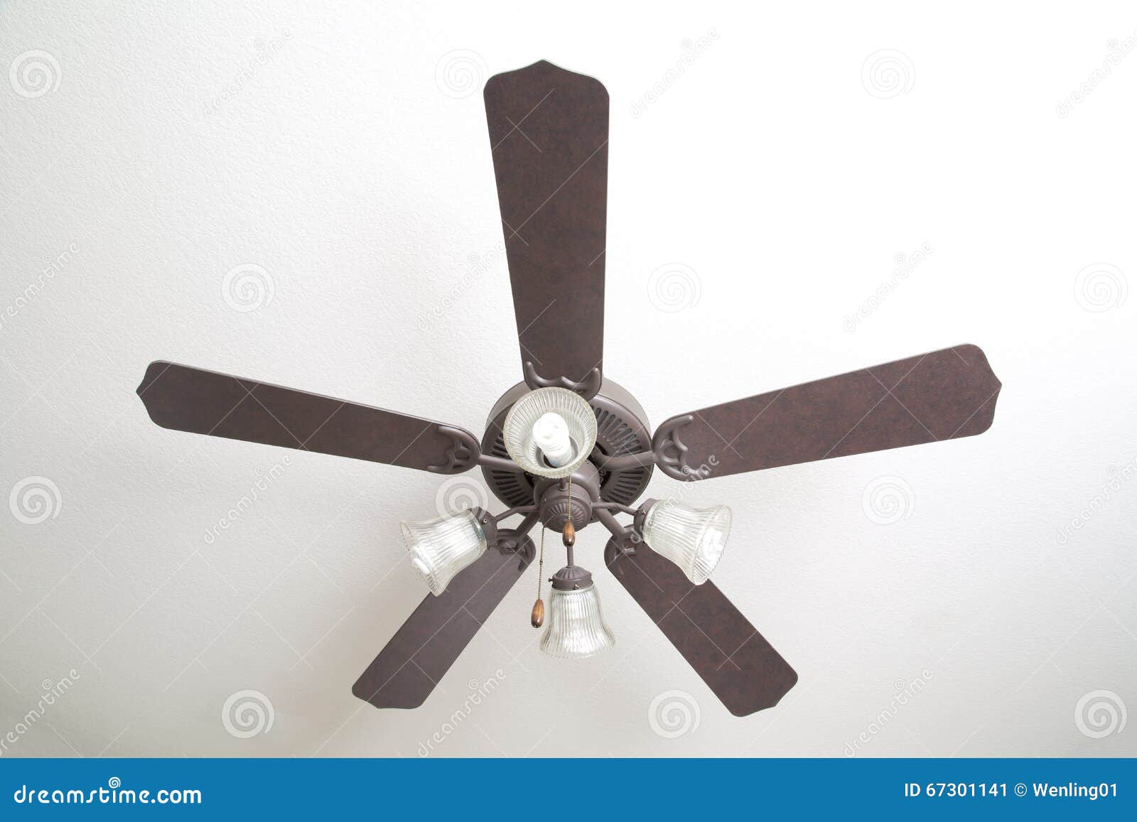 Ceiling Fan Stock Image Image Of Tool Inside Lamp 67301141