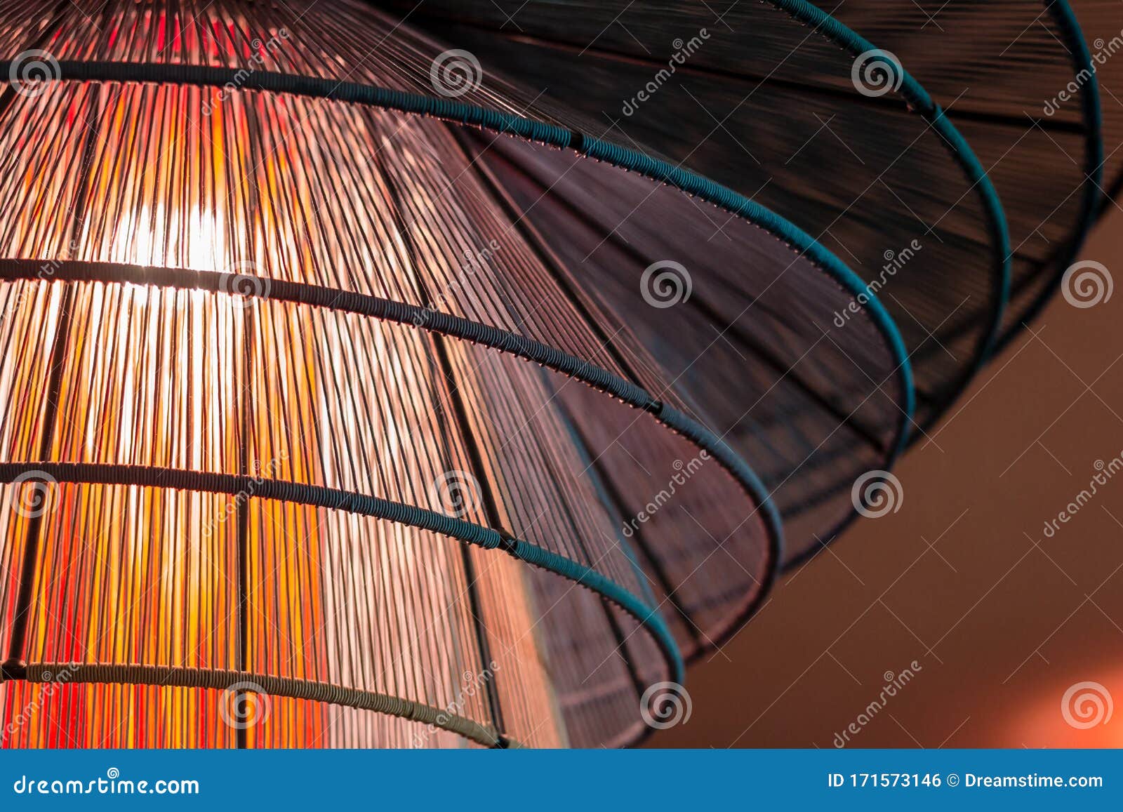 Ceiling Lights Colorful Close Up Stock Photo Image of closeup