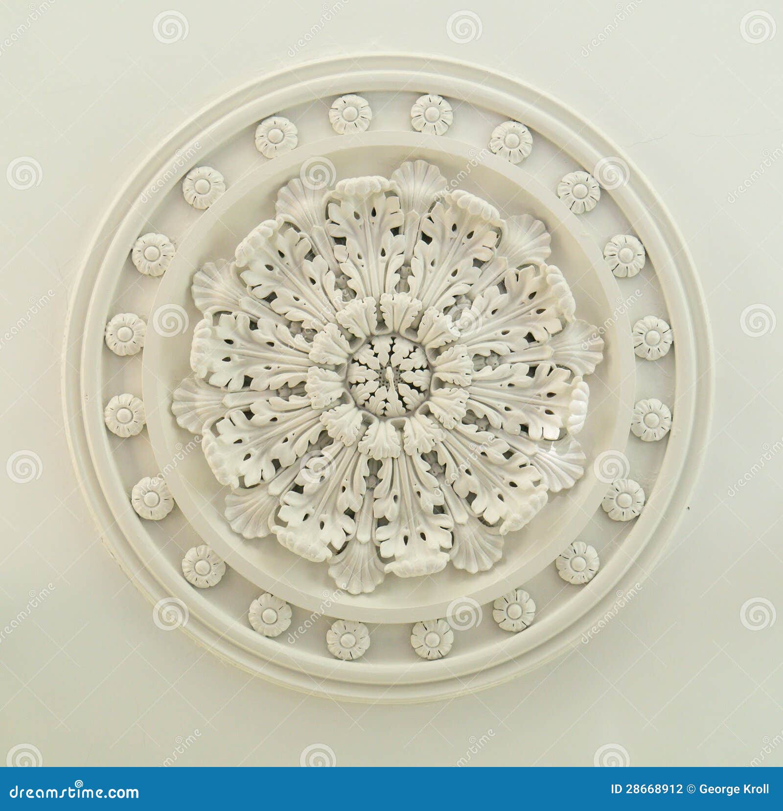 Ceiling Medallion Stock Photo Image Of Ornament Decoration