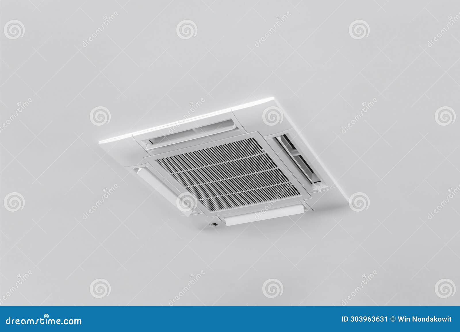 Ceiling Mounted Air Conditioner Stock Image Image of cool, cooler