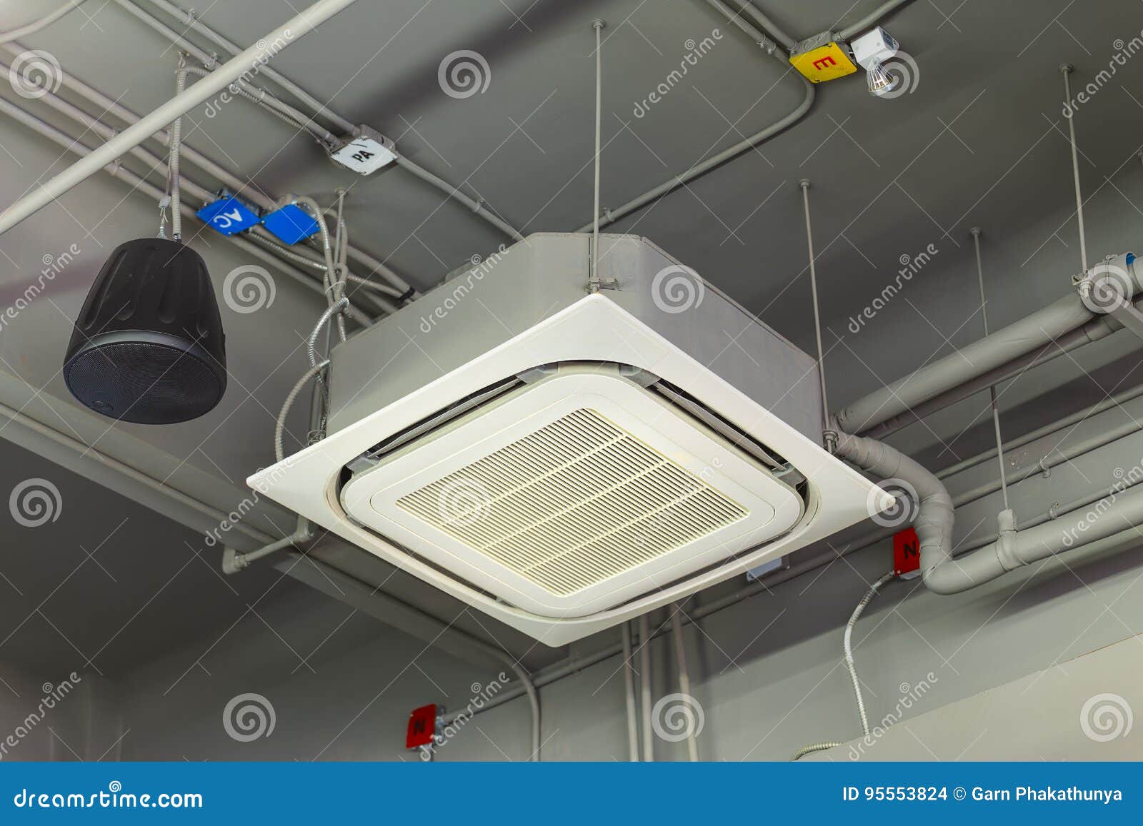 Ceiling Mounted Air Conditioner Royalty Free Stock Photo ceiling-mounted-air-conditioner-royalty-free-stock-photo