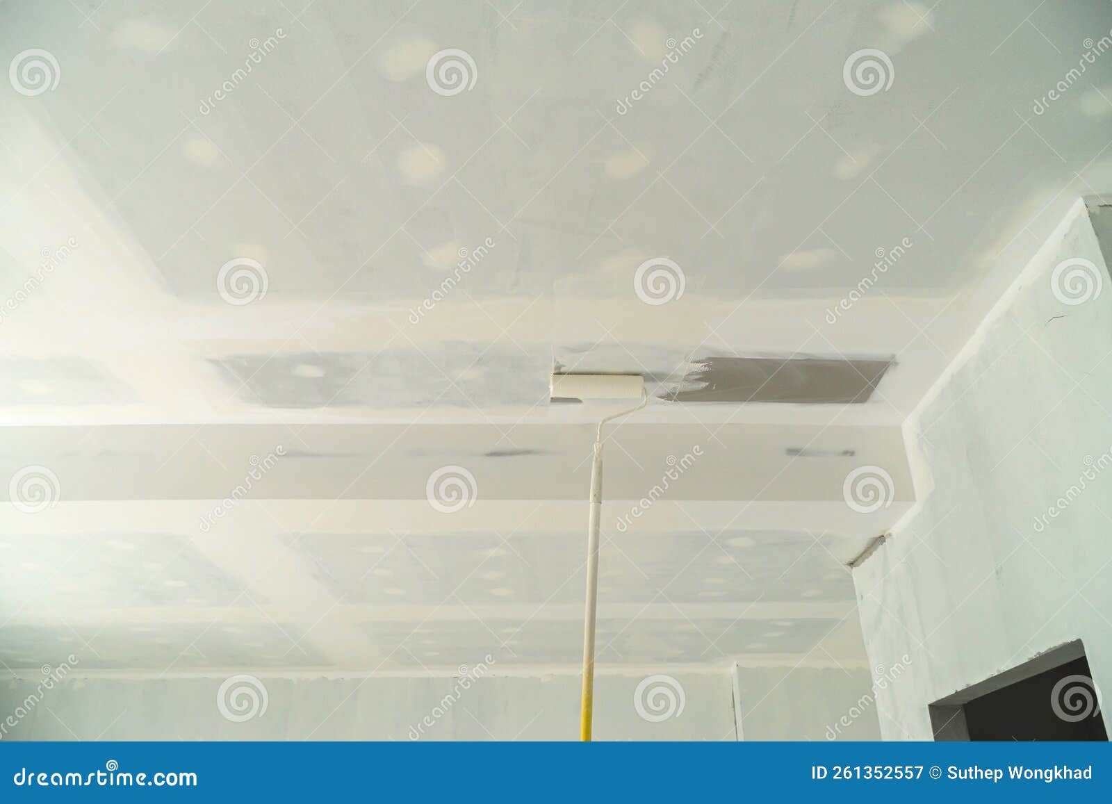 Ceiling Paint Roller New Ceiling Work Must Be Painted with 1 Primer