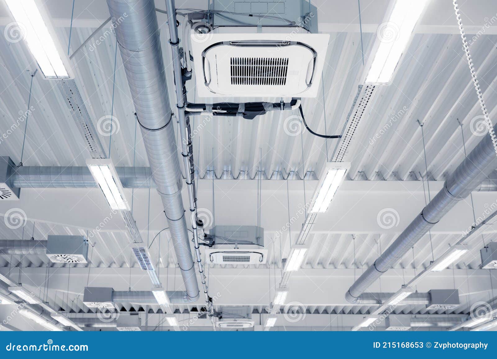 skrivning At søge tilflugt egoisme Ceiling Type of Air Conditioning Unit with Ventilation System Stock Image -  Image of electric, heat: 215168653