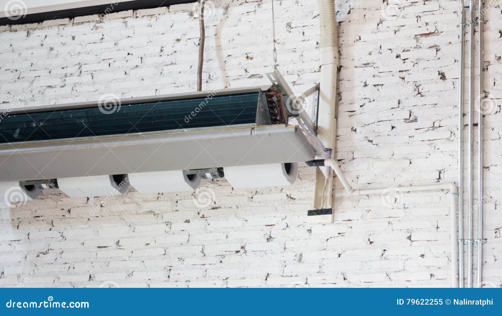 Ceiling Type Hanging Air Conditioner Unit Stock Image Image of