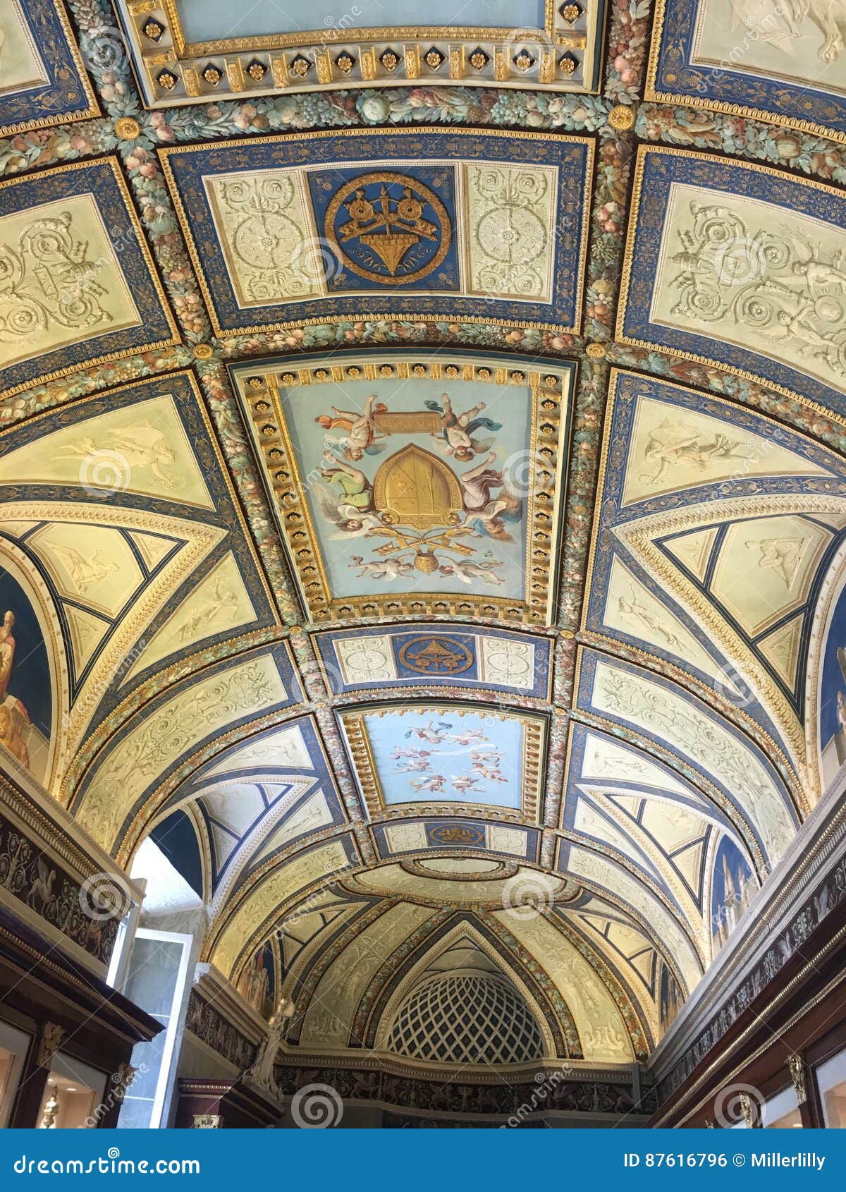 Ceilings Art In The Vatican Museum Editorial Photo Image Of Gallery   Ceilings Art Vatican Museum Decorated City 87616796 