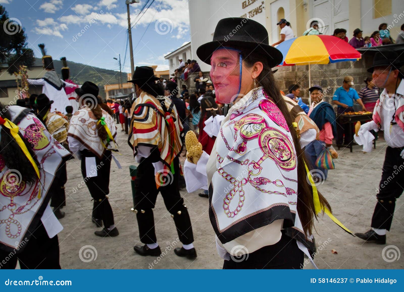 Celebation De Inti Raymi En Alangasi Ecuador Fotografia Editorial Imagen De Celebracion Indio 58146237