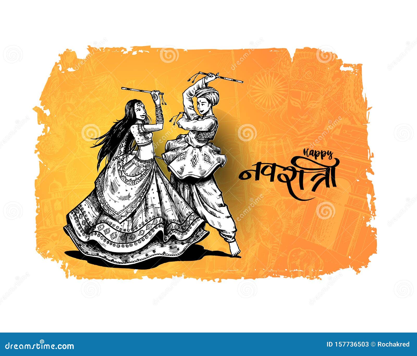 Watch Online Hindi Episode Easy Durga Drawing Navratri Special For Kids -  ShemarooMe