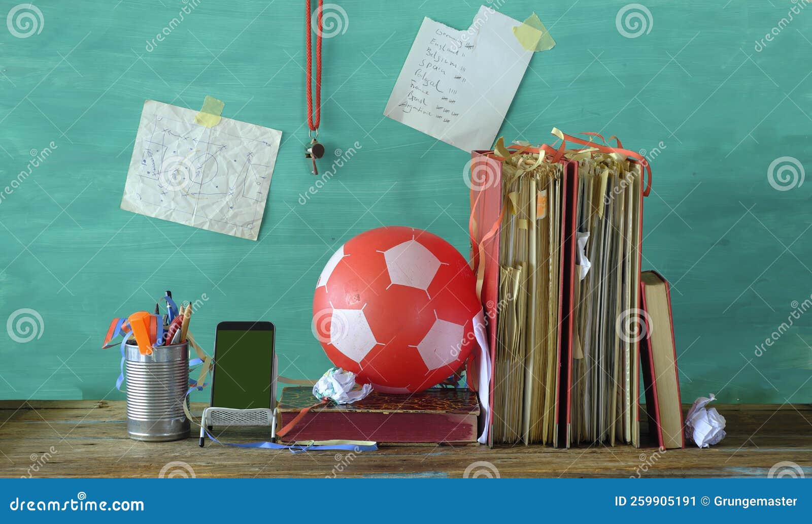 Celebrating Great Soccer Championship Office Soccer Ball Office Supplies Decorationand File Folders Great Soccer Event 259905191 