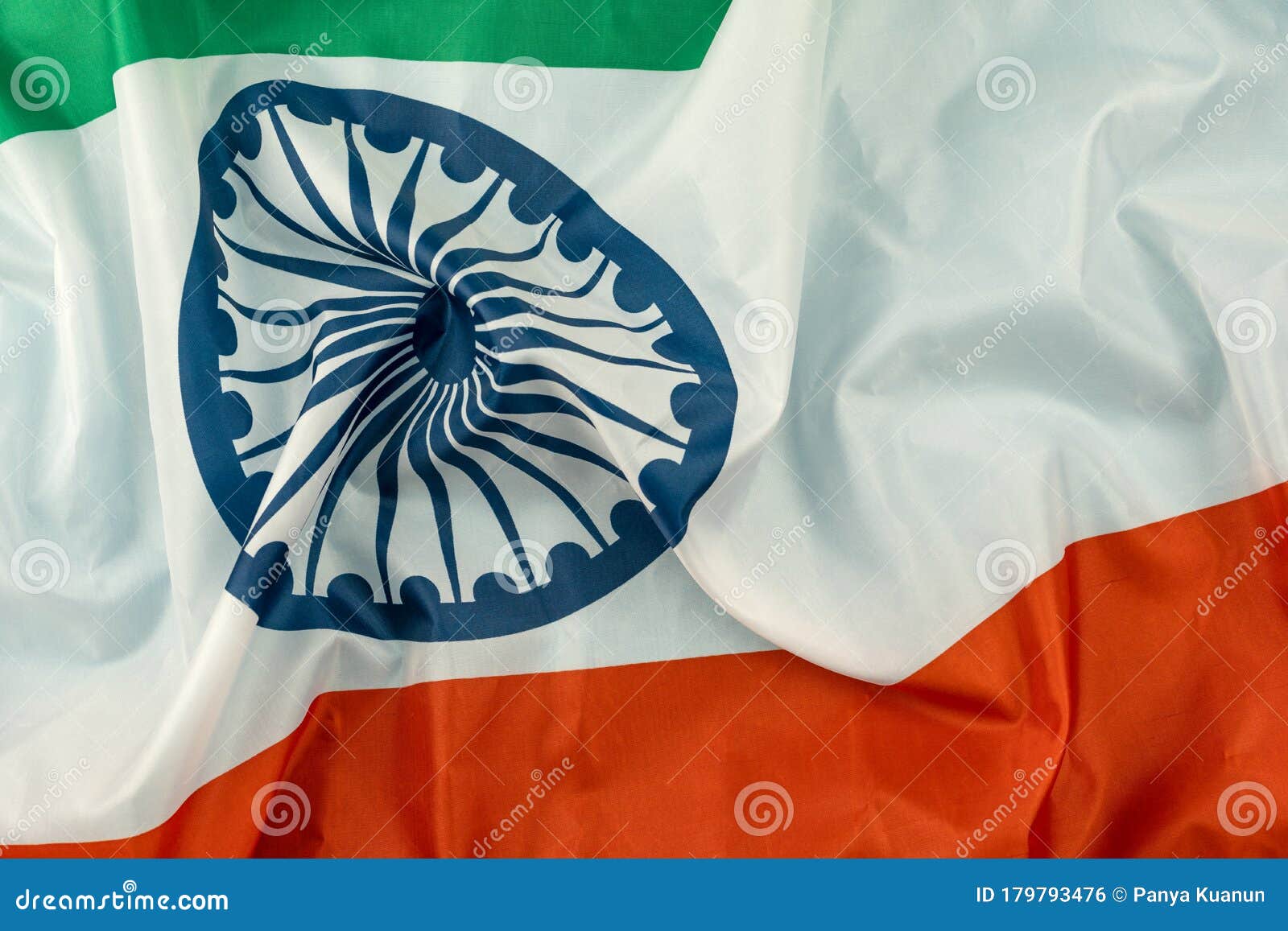 Celebrating India Independence Day India Flag Background Stock Photo