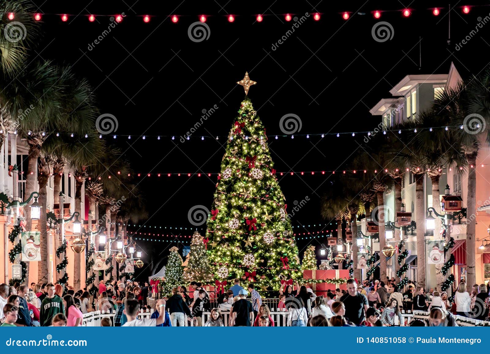 CELEBRATION, FLORIDA, USA DECEMBER, 2018 Christmas with Beautiful