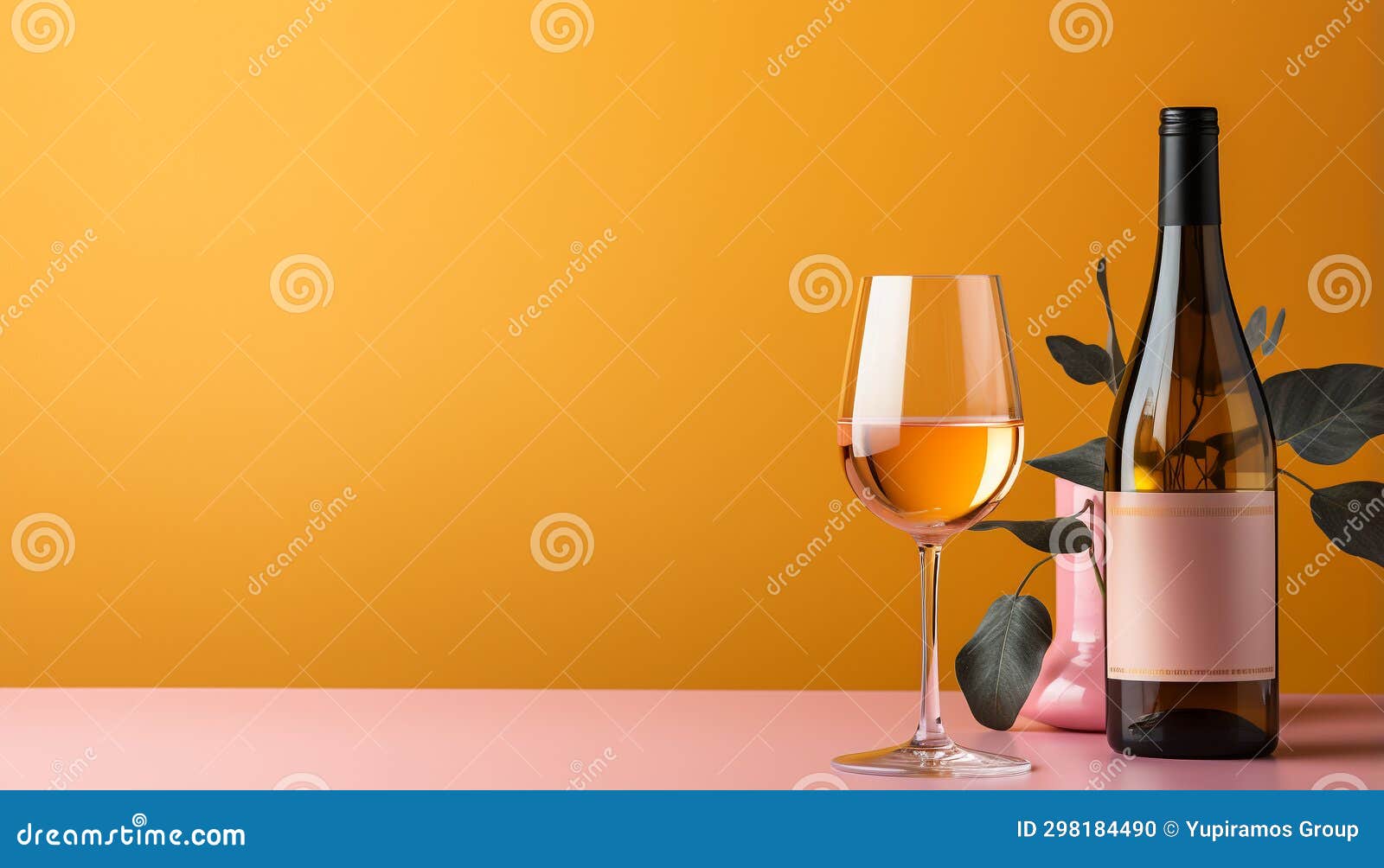 Celebration of Luxury Red Wine, White Wine, and Champagne Generated by