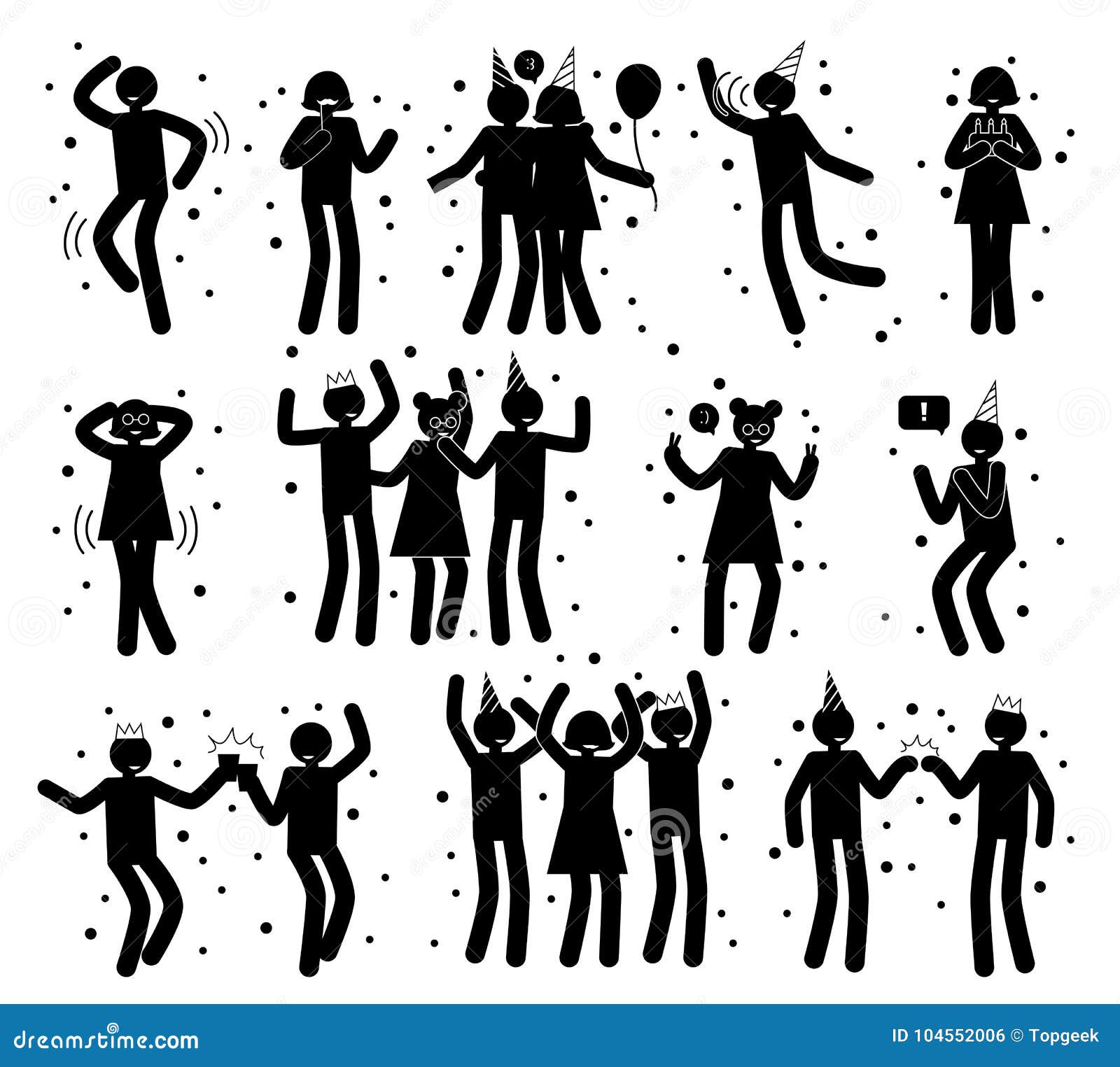 celebration poses collection of