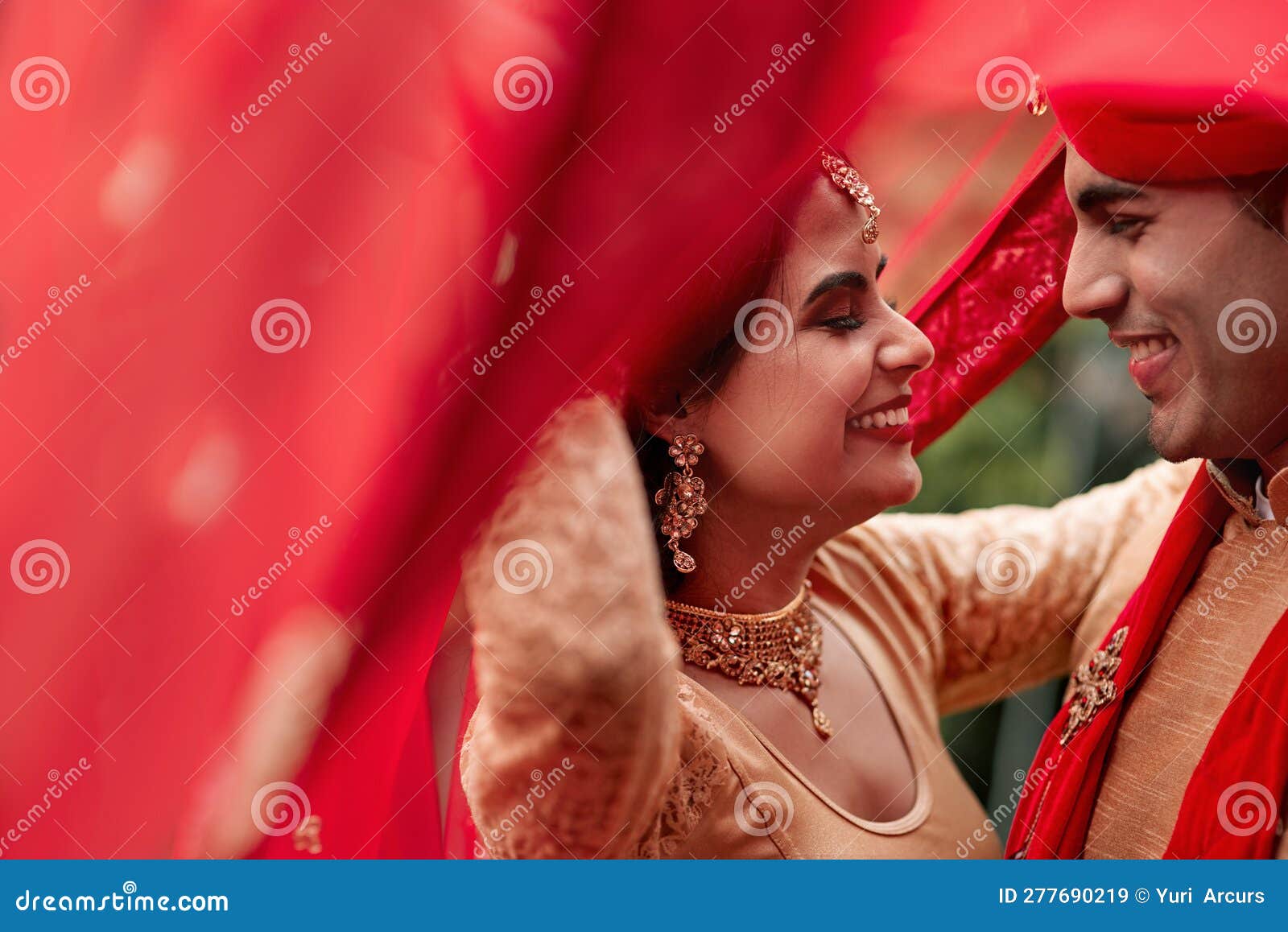 Celebration Young Indian Married Couple And Dancing Happy Together Happiness Or Commitment