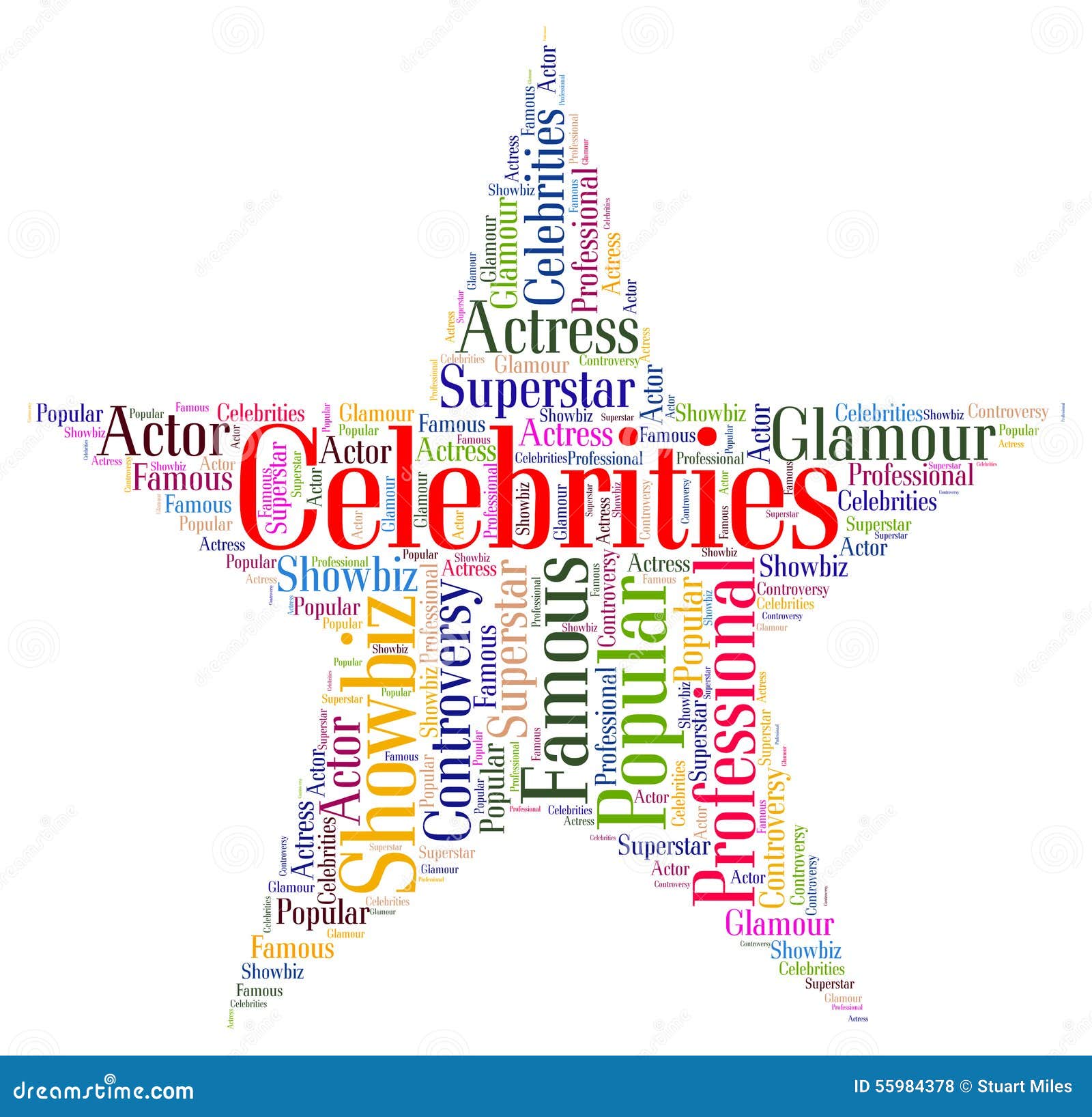 celebrities star means notorious renowned and celebrity