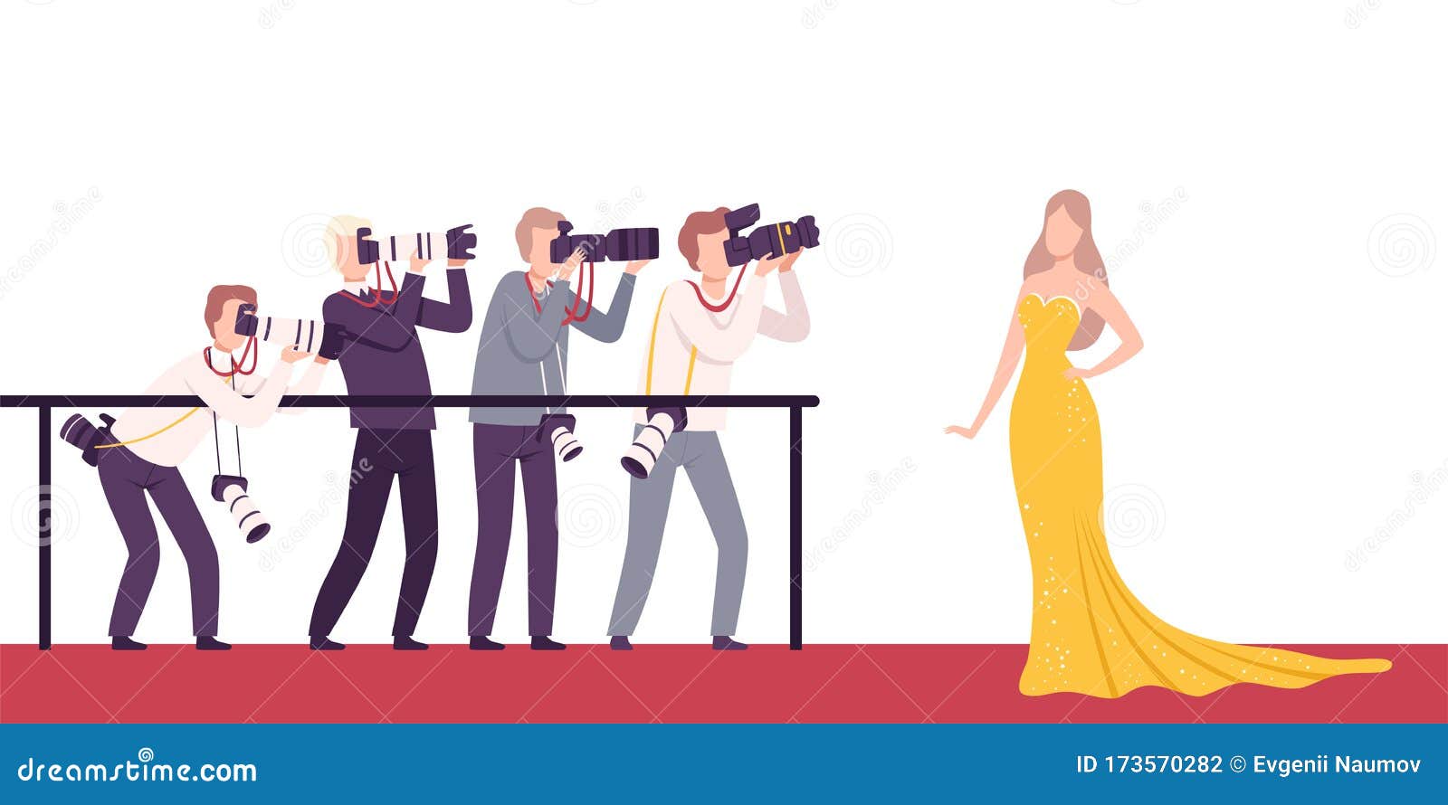 celebrity posing to paparazzi, photographers with cameras photographing at movie festival, premiere, ceremony show