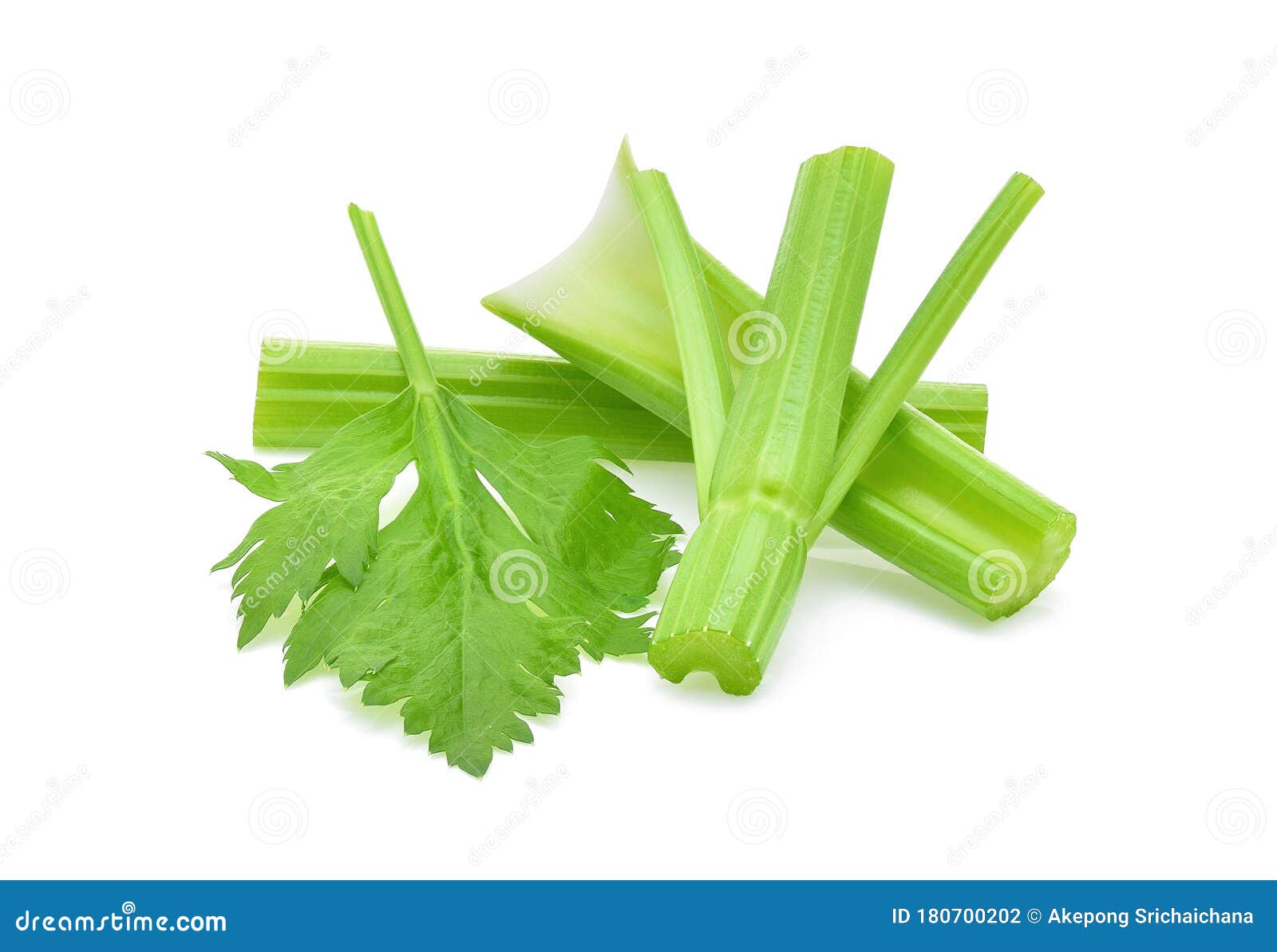 Celery Isolated on White Background Stock Photo Image of stick