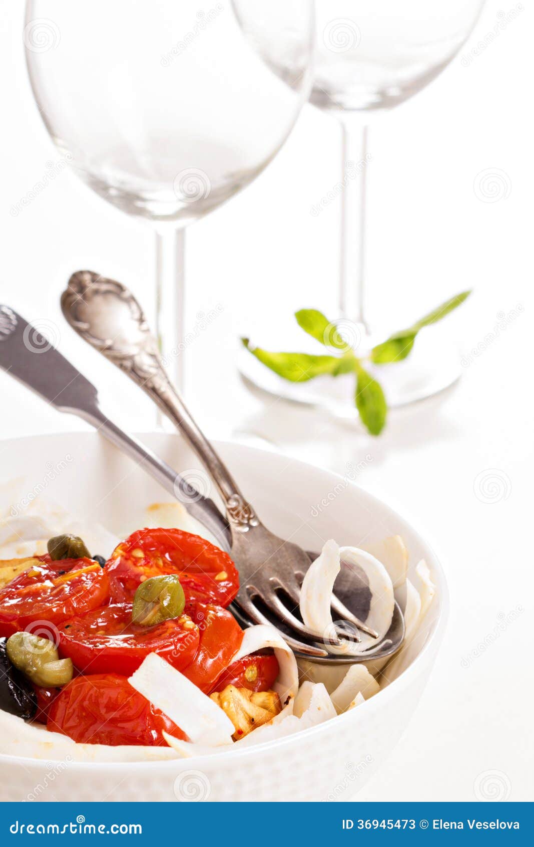 Celery Root Pasta with Tomatoes Stock Image Image of diet, capers