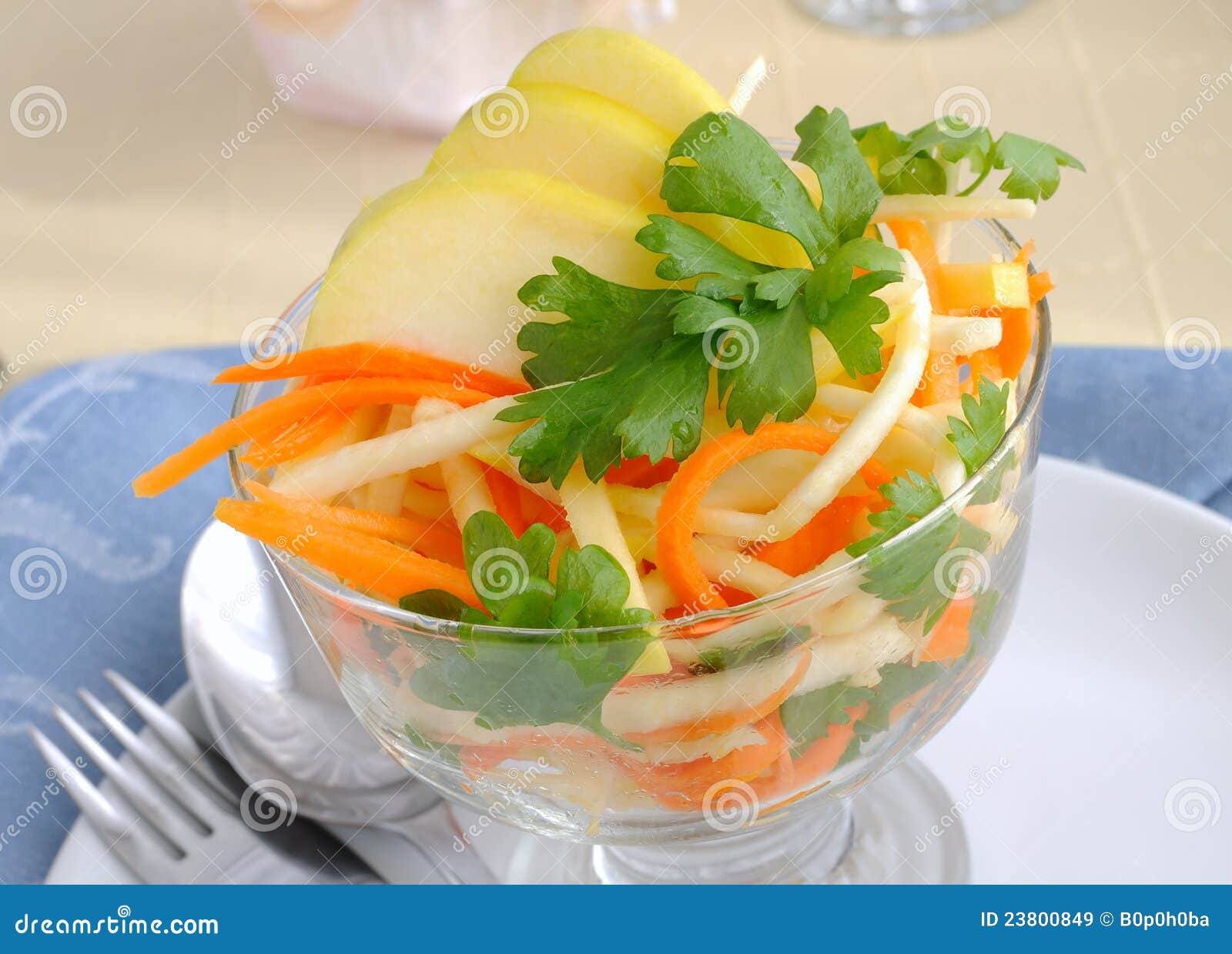 Celery Salad with Carrot and Apple Stock Image Image of fresh, carbohydrate 23800849
