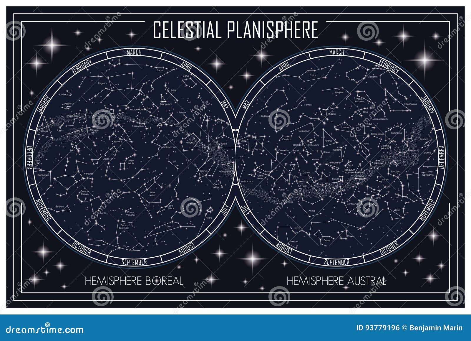 Celestial Sphere Map