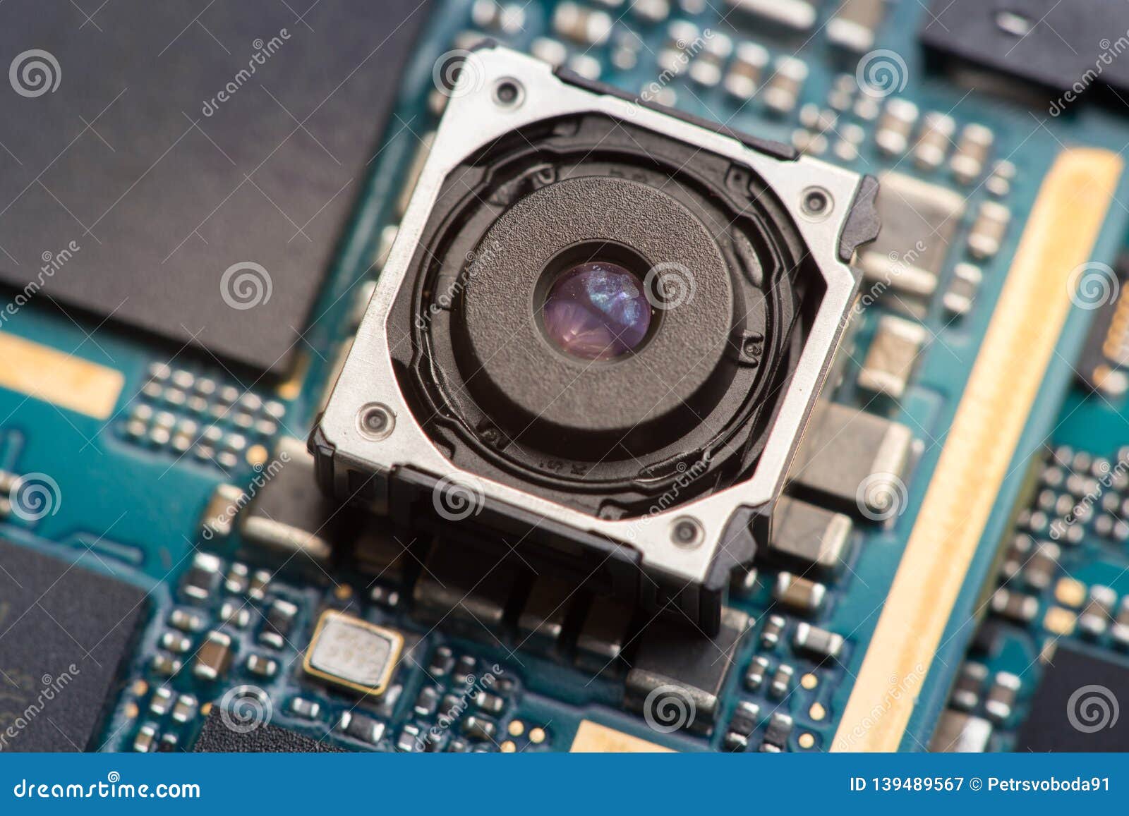 Cell Phone Camera Module with Other Parts of Device, Service and Repair