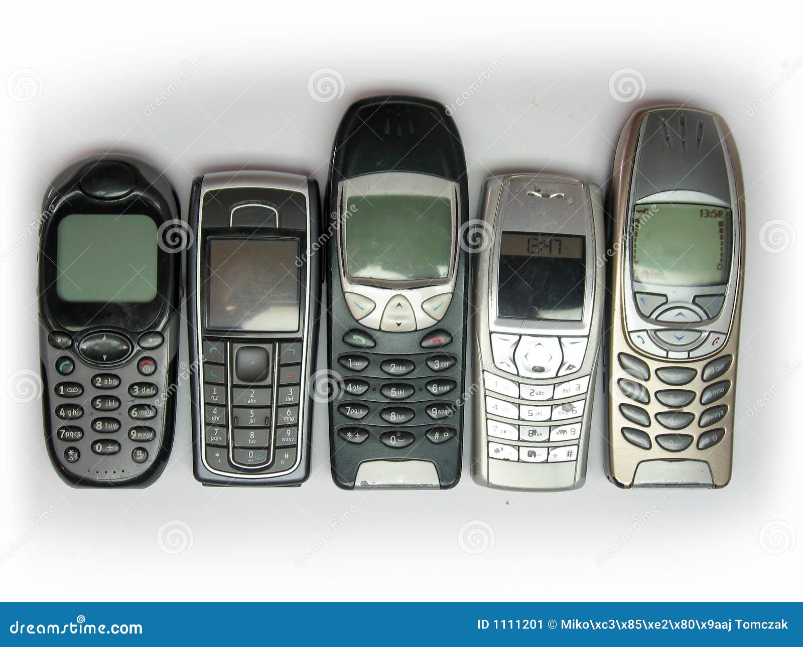 Different Types Of Mobile Phones Stock Photo Download Image Now Analog