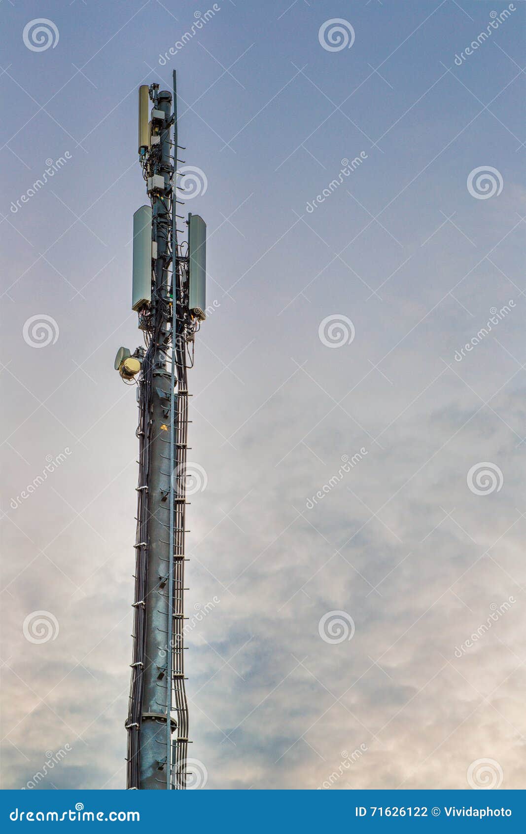Cell tower stock photo. Image of wireless, communication - 71626122