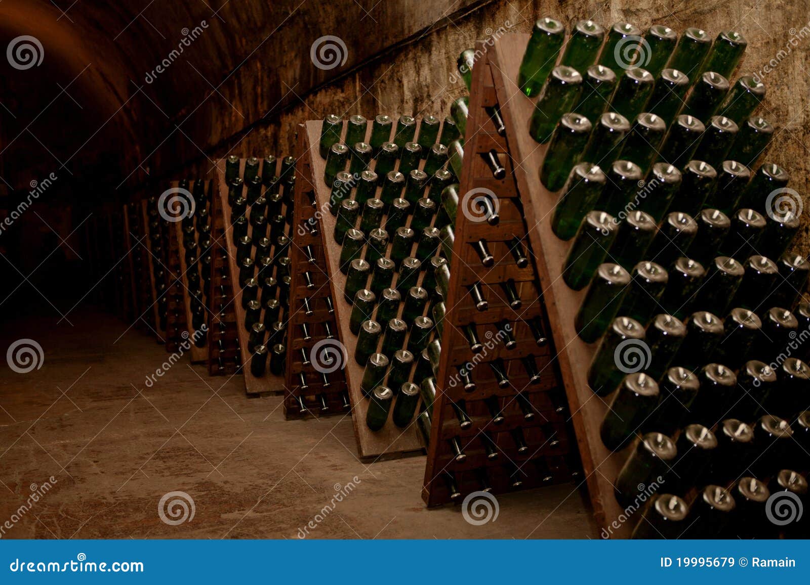 Cellar with wine stock image. Image of manufacturing 19995679
