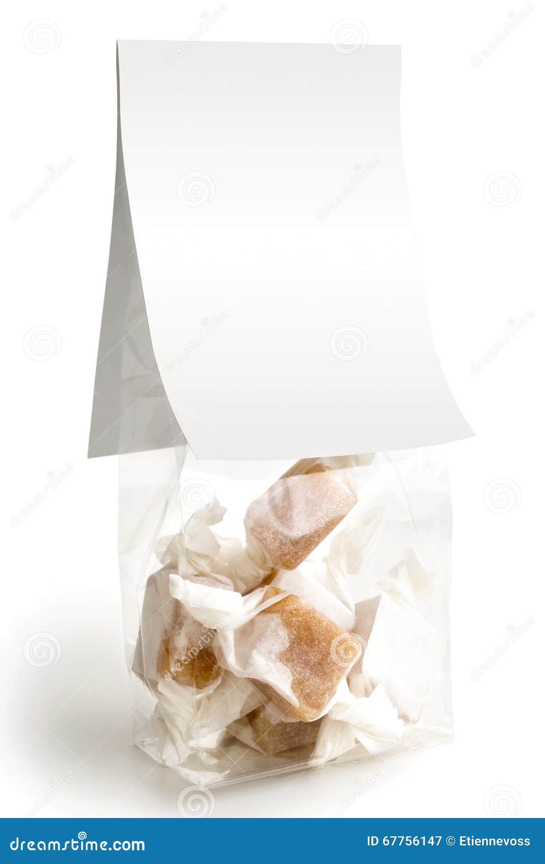Cellophane Packet Of Wrapped Caramel Toffees Empty Lab Stock Image Image Of Paper Vanilla 67756147