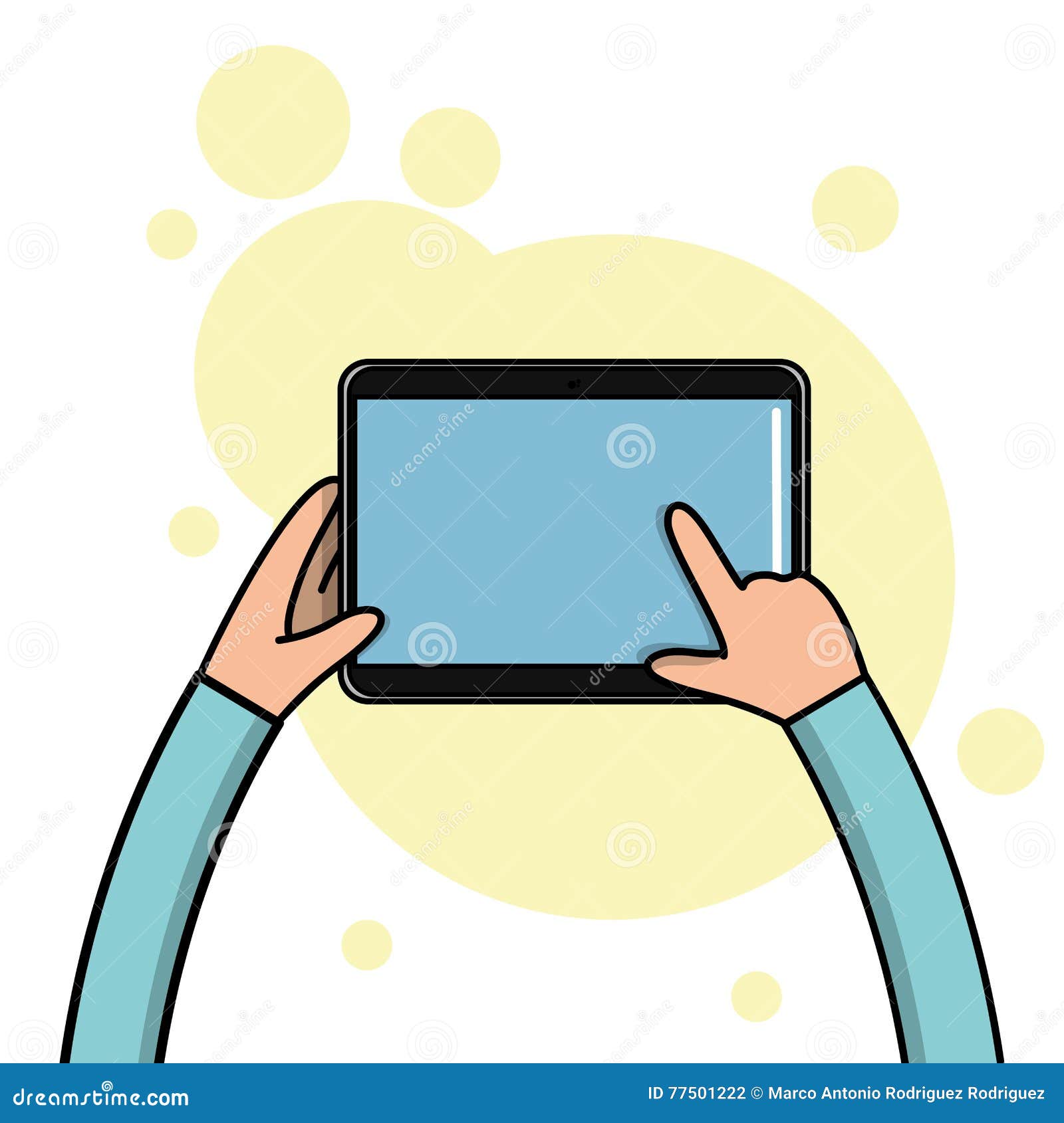 Cellphone and tablets stock illustration. Illustration of digitally