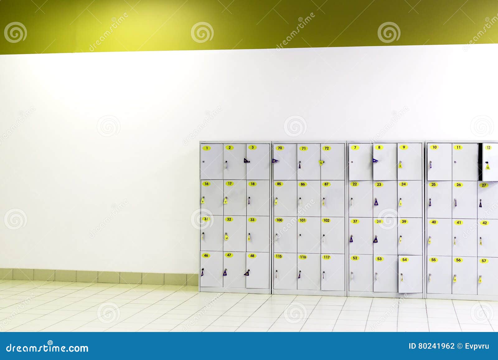 A Cells Boxes To Store Things in the Supermarket Stock Photo Image of