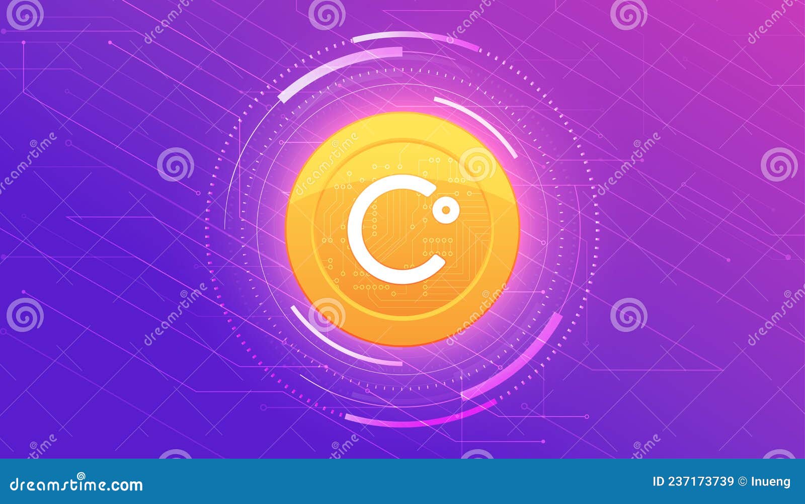 Celsius CEL Banner. CEL Coin Cryptocurrency Concept Banner Background Stock  Vector - Illustration of exchange, chain: 237173739