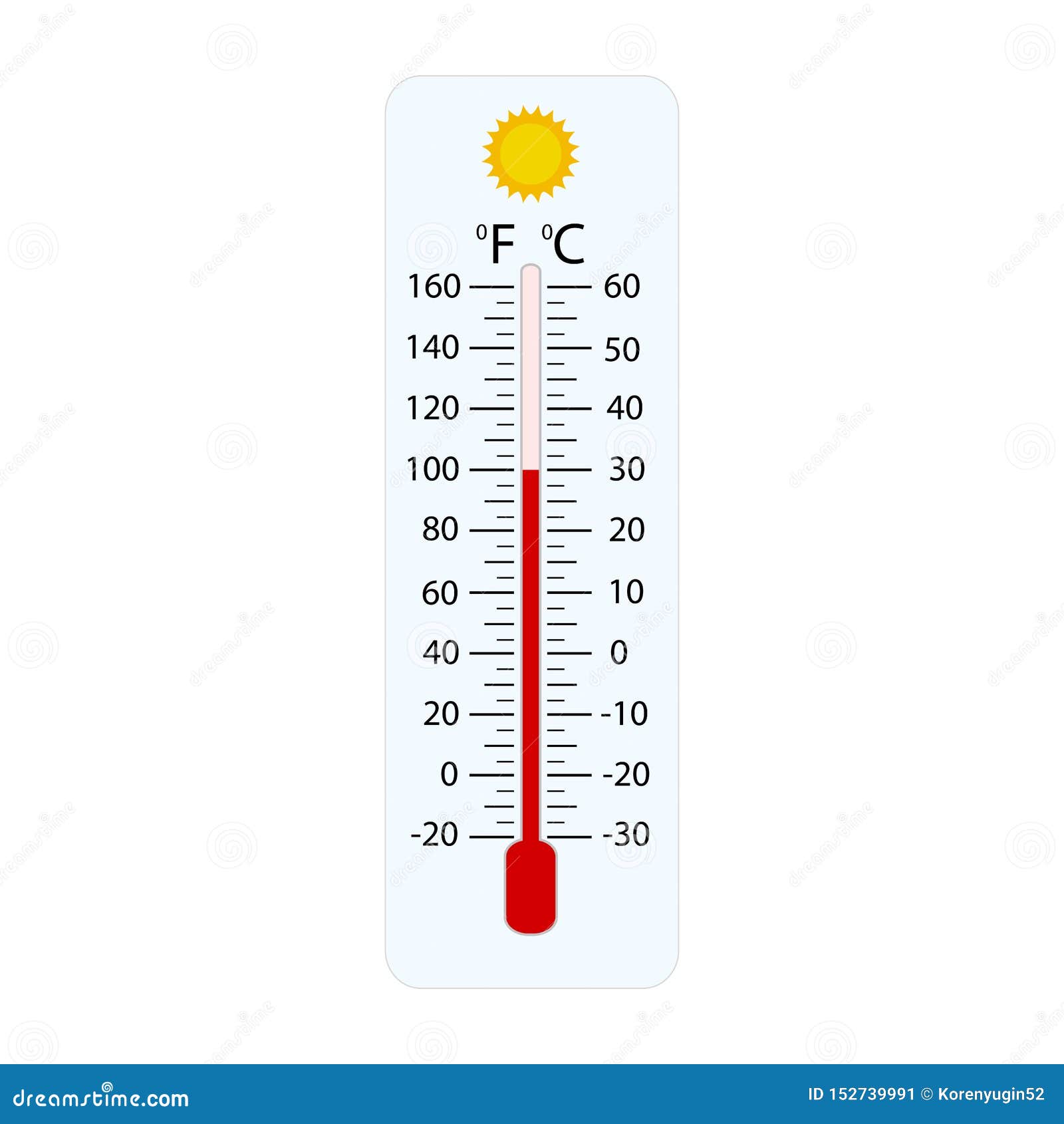 Room thermometer for measuring temperature degree Vector Image