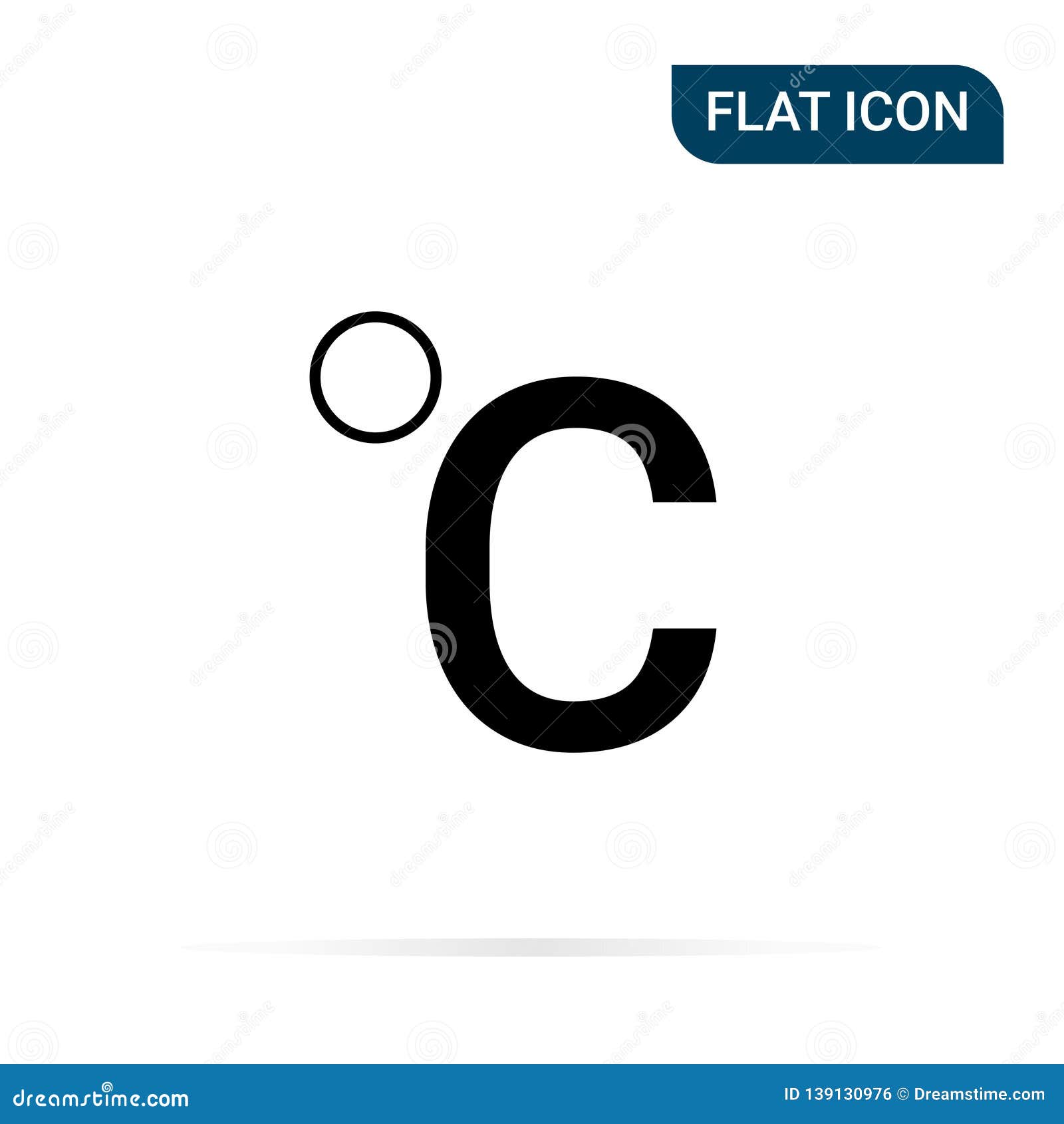 Celsius icon stock vector. Illustration of painting ...