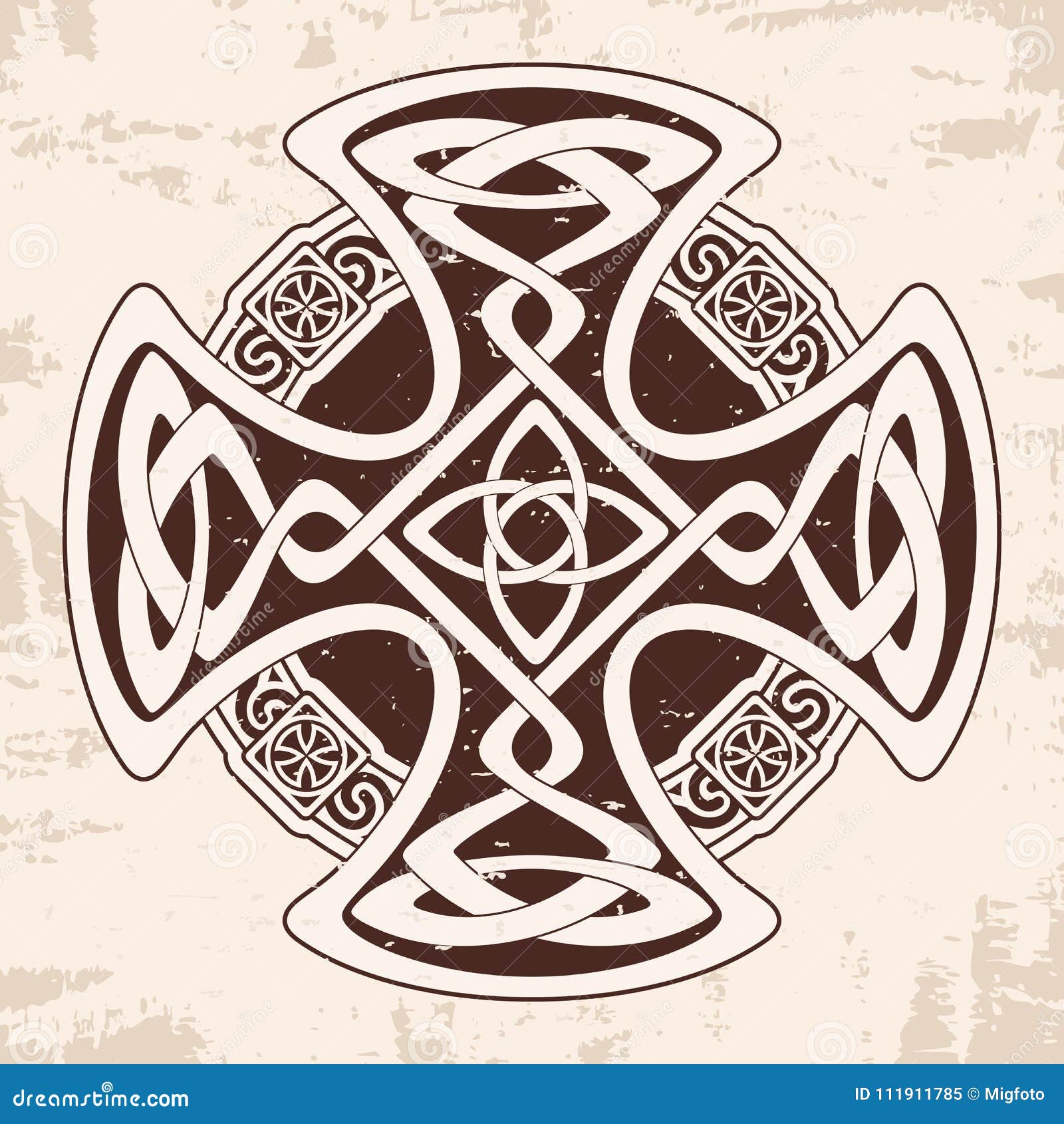 celtic national cross stock vector illustration of drawing 111911785