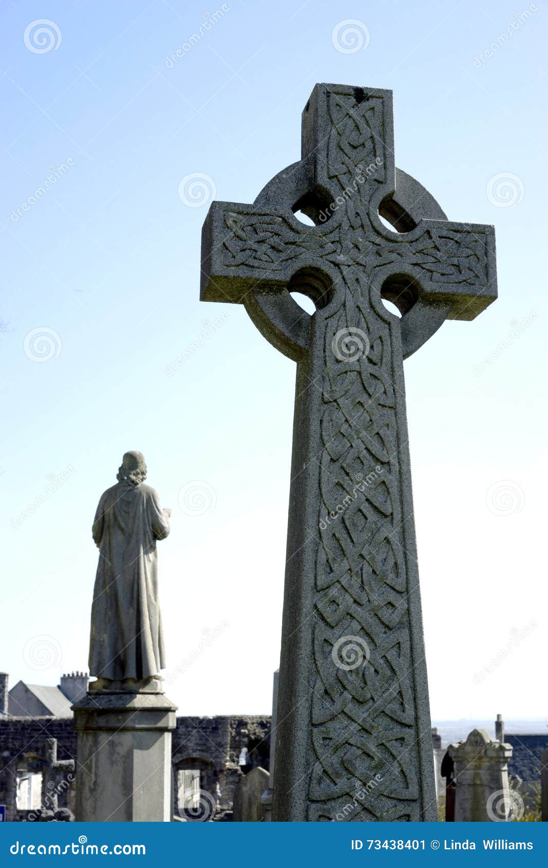 celtic cross and patron saint
