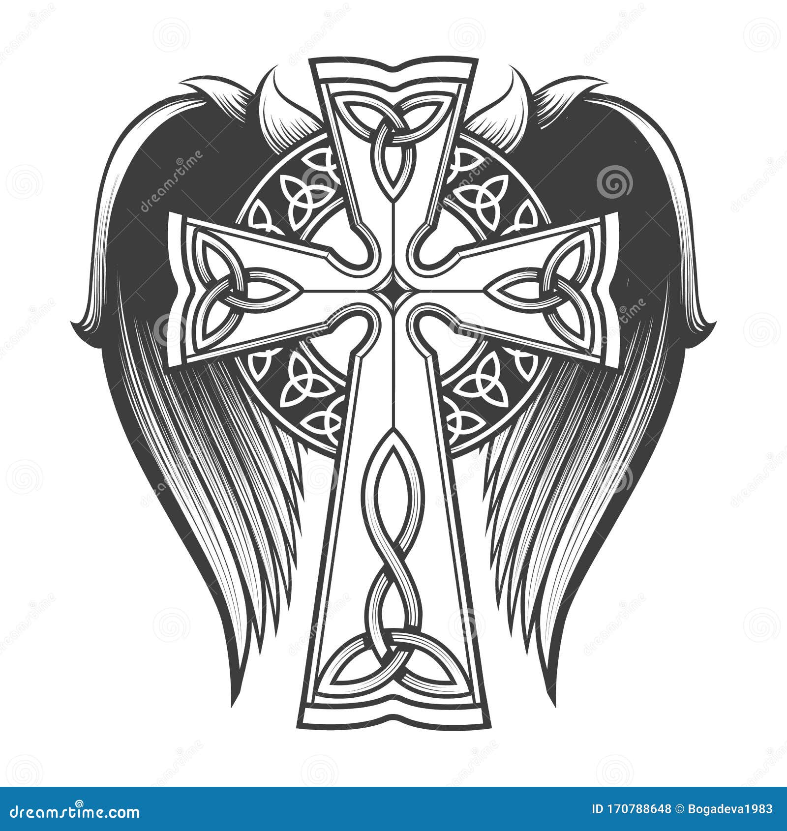 Demon Angel Tattoo Stock Illustrations – 1,828 Demon Angel Tattoo Stock  Illustrations, Vectors & Clipart - Dreamstime