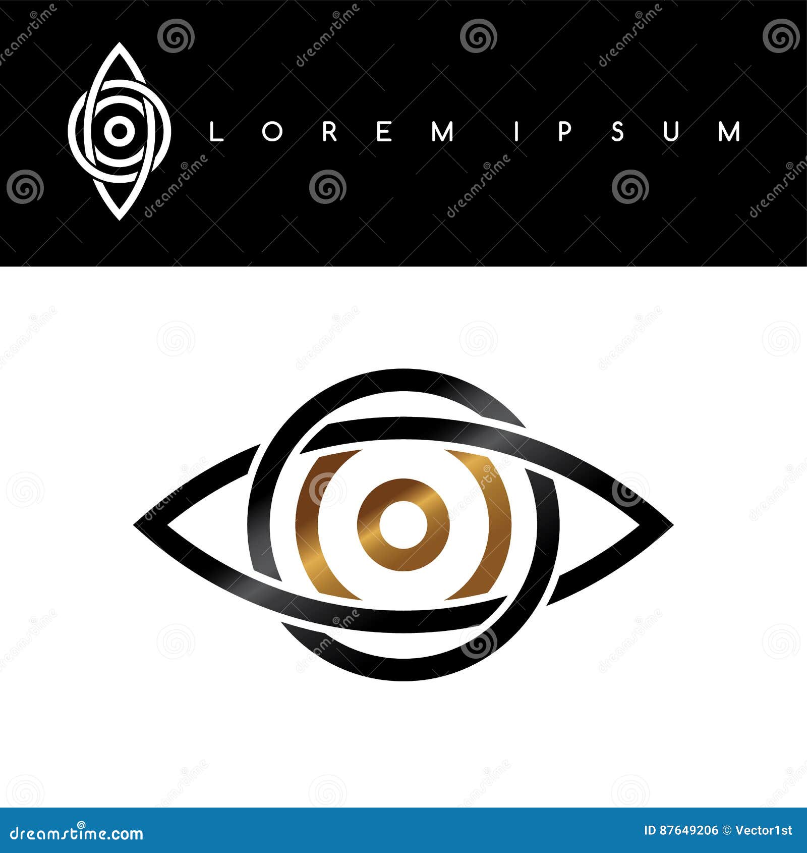 eye logo vector