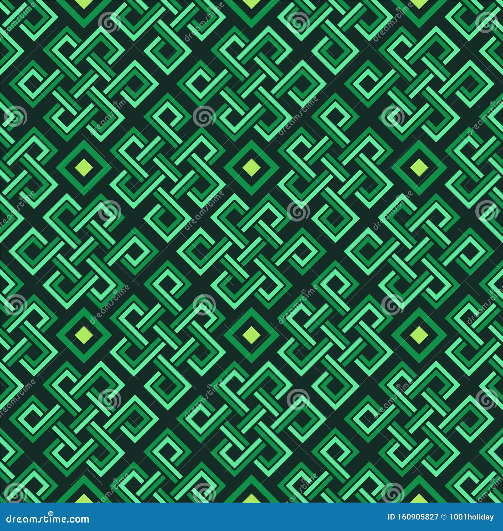 Download Celtic Knot Vector 3d Seamless Pattern Of Rectangular Shapes Stock Vector - Illustration of ...