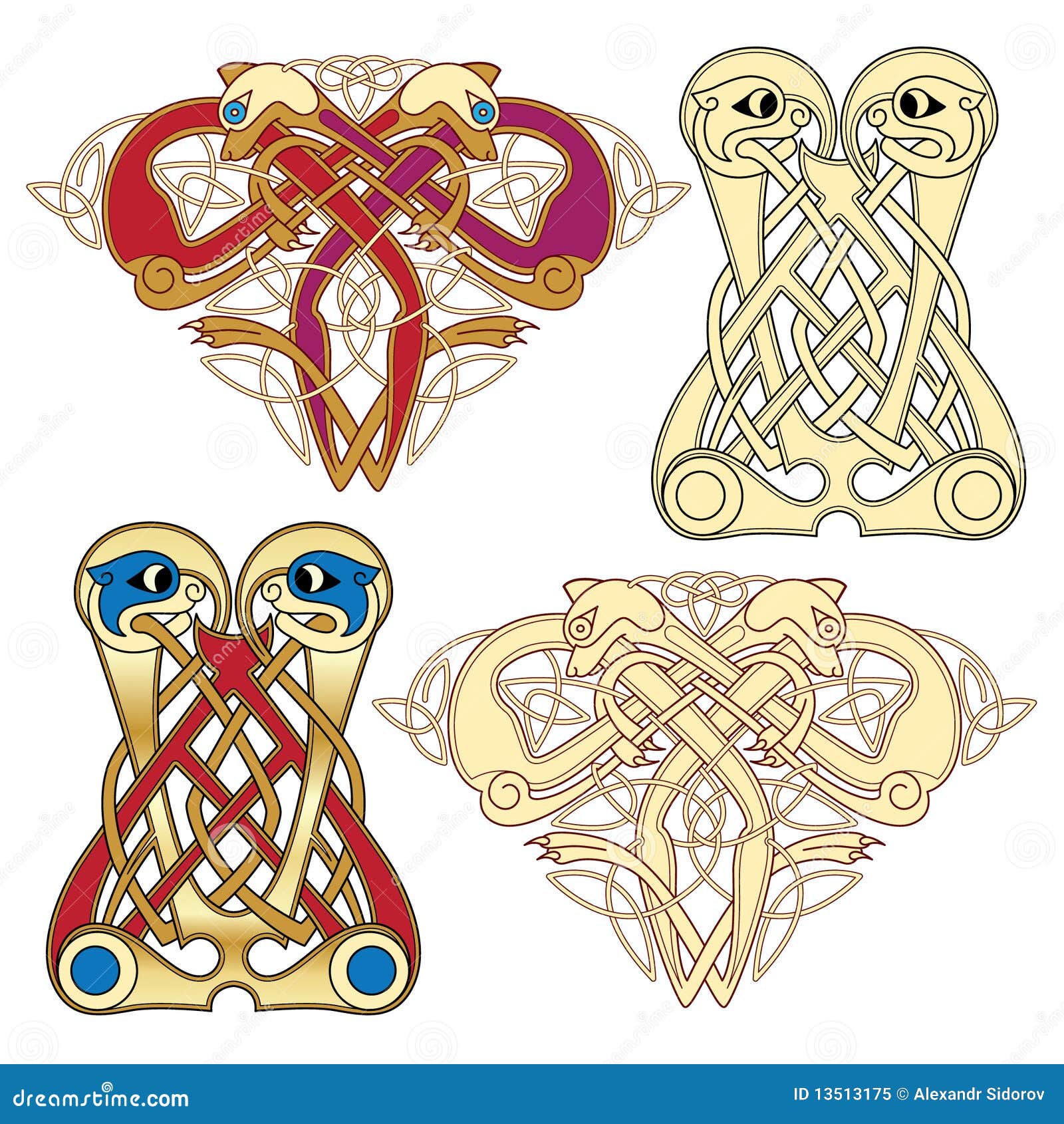  Celtic motifs  stock vector Illustration of exquisite 