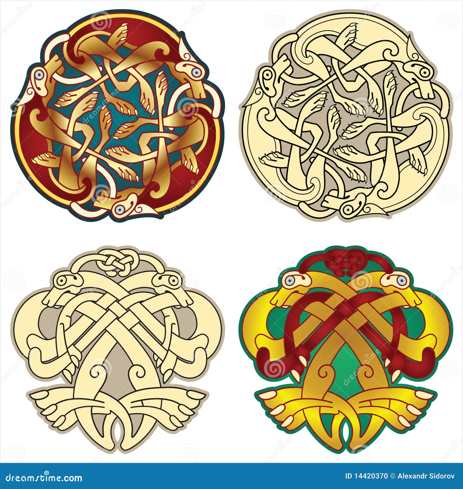  Celtic Motifs  Stock Photo Image 14420370