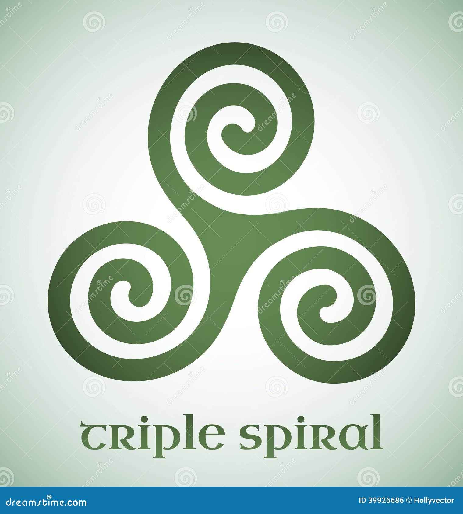 celtic health symbol of Vector Triple Image:  Stock Spiral  Celtic 39926686