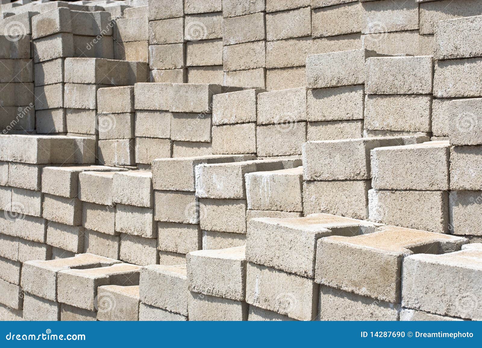 Cement block stock photo. Image of material, solid, cement - 14287690