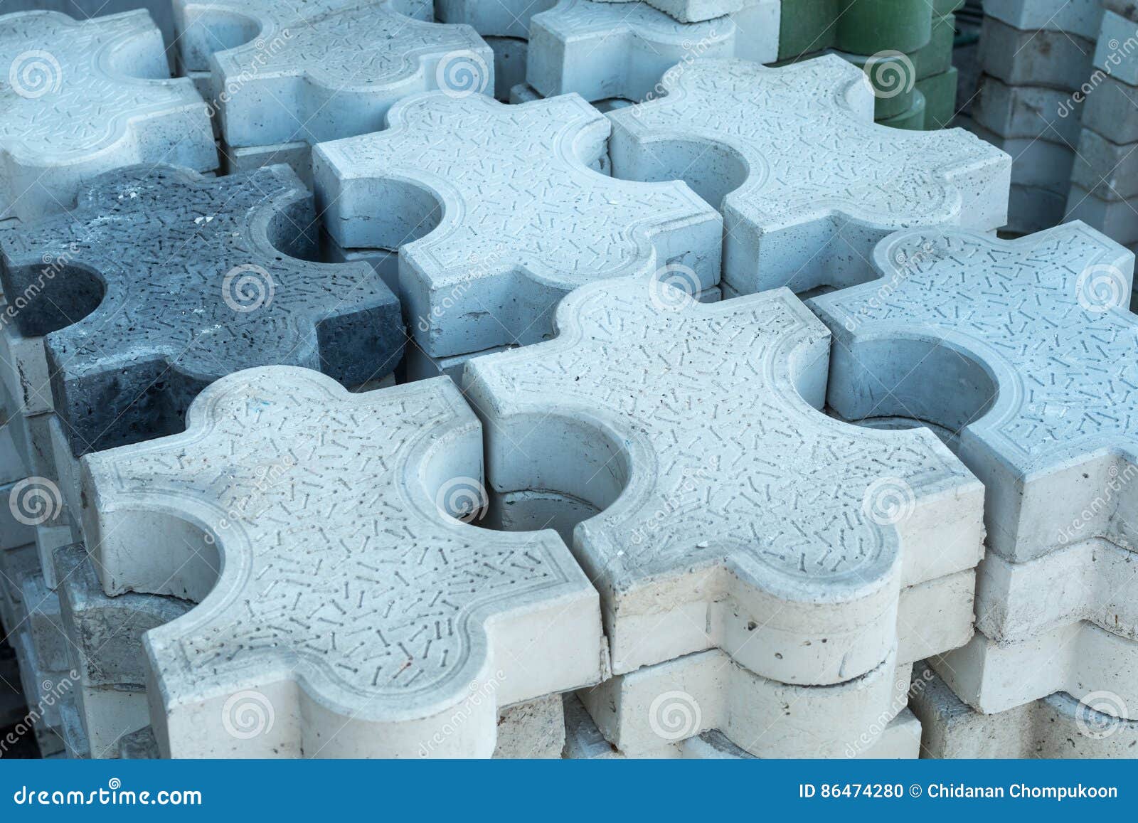 Cement block stock photo. Image of construction, grey 86474280